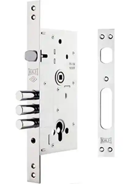 Kale 252 R Monoblok Çelik Kapı Kilidi Krom – Güçlü Güvenlik ve Estetik Birlikte