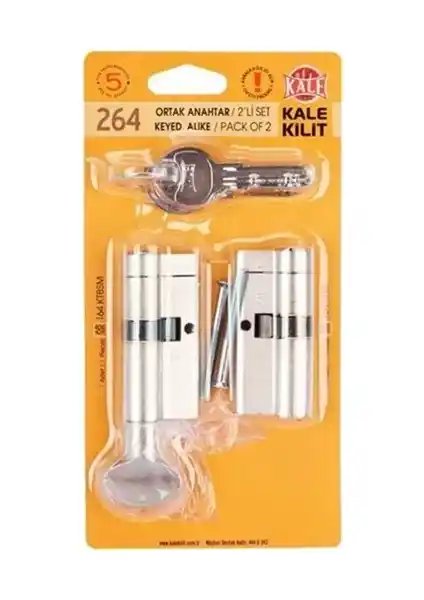 Kale Kilit 264 KTBS Tuzaklı Sistem Silindir Güvenlik Çözümünde Yeni Bir Düzey