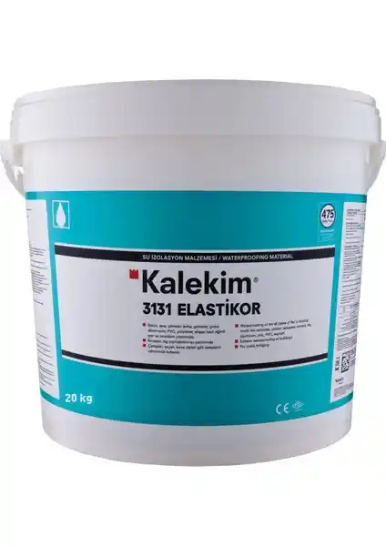 Kalekim Elastikor 3131 Su Yalıtım Çözümü Yüksek Performanslı Elastik İzolasyon Malzemesi