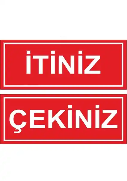 Kapılar İçin Dayanıklı ve Pratik Kendinden Yapışkanlı Etiket Çözümü
