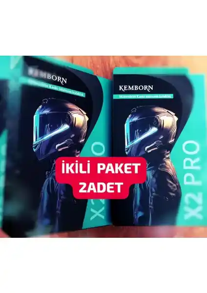 Kemborn 2 Adet 2 Kişilik Intercom Seti Motosiklet Kask Bluetooth Kulaklık Teknolojisi