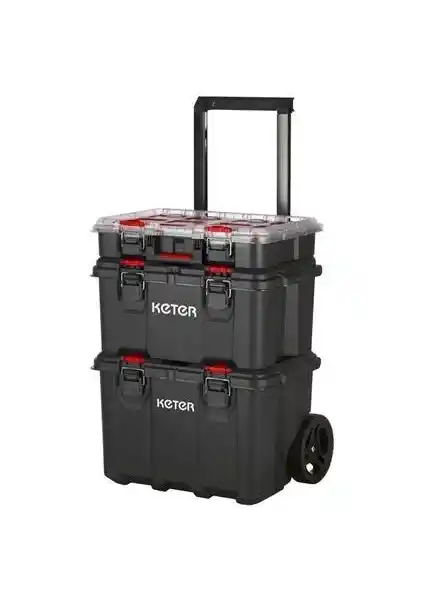 Keter Pack N Stack Hart Çok Katlı Modüler Saklama ve Taşıma Çantası Özellikleri