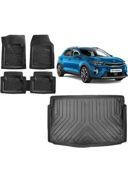 Kia Stonic 2023 İçin Sare Tuning Bagaj Havuzu ve Paspas Seti İncelemesi