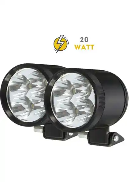 Knmaster Cheetah 20W Motosiklet LED Sis Farı Güçlü ve Dayanıklı Aydınlatma Çözümü