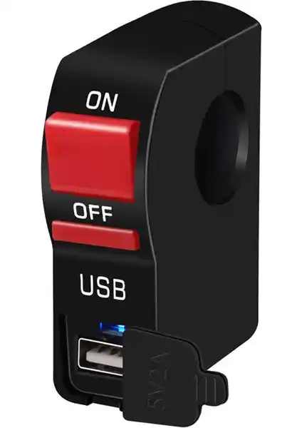 Knmaster Gidon Tipi USB Girişli Motosiklet Açma Kapa Butonu Özellikleri ve Kullanım Avantajları