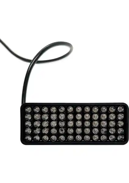 Knmaster STOP400 Evrensel Dikdörtgen Kırmızı Ledli Motosiklet Kedigözü Güvenlik Aksesuarı