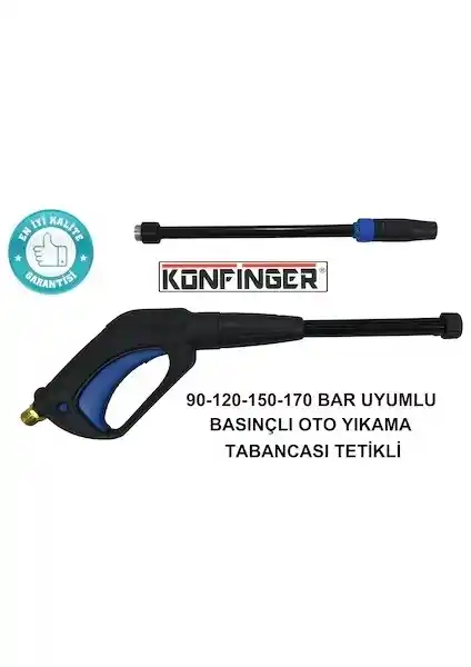 Konfinger Basınçlı Tabanca: Endüstriyel ve Otomotiv Temizliği İçin Güçlü Çözüm