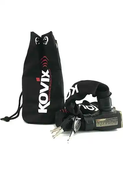 Kovix KCL8-120 Alarmlı Zincir Kilit: Yüksek Güvenlik Seviyesi ve Dayanıklılık