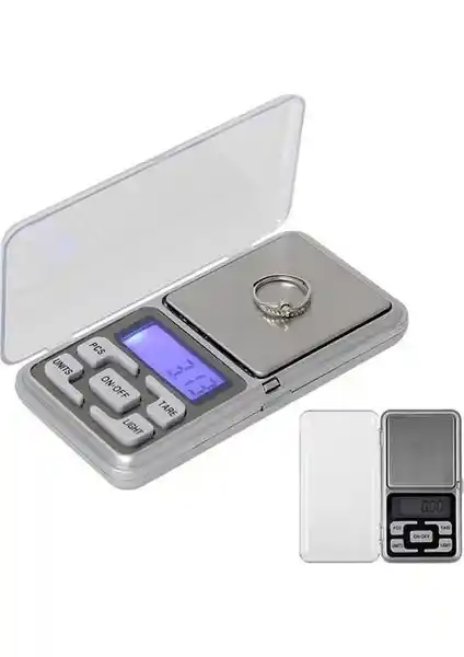 Kuvars Dijital Hassas Cep Terazi 200g/0.01g - Taşınabilir ve Yüksek Hassasiyetli Ölçüm Cihazı