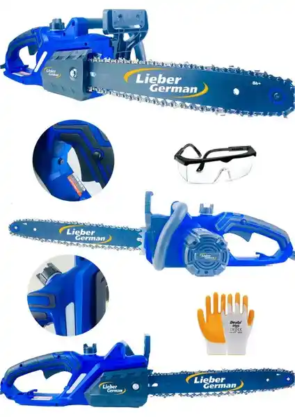 Lieber German 3600 Watt Elektrikli Testere Profesyonel Ağaç Kesim Aracı