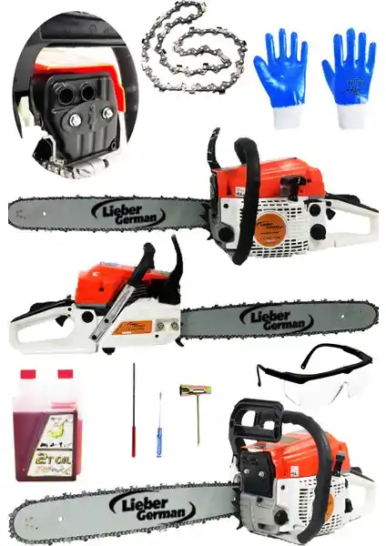 Lieber German CTK0709 Benzinli Ağaç Motoru Profesyonel Odun Kesim İçin Güç ve Dayanıklılık