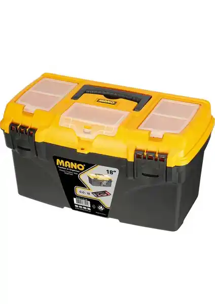 Mano Grip Organizerli Klasik Takım Çantası 18 İnç: Dayanıklı ve Pratik Taşıma Çözümü