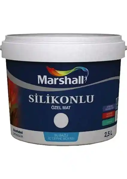 Marshall Özel Mat Silinebilir Silikonlu Duvar Boyası: Yüksek Kalite ve Estetik İçin Uygun Seçenek