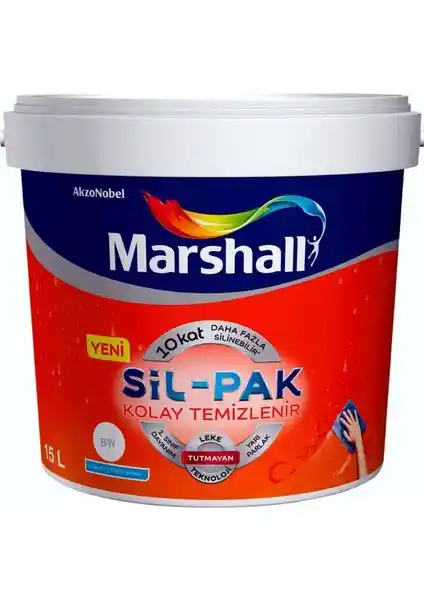 Marshall Sil-Pak 15Lt Boya Koruma ve Temizlik Çözümü Profesyonel ve Ev Kullanımı İçin Uygun
