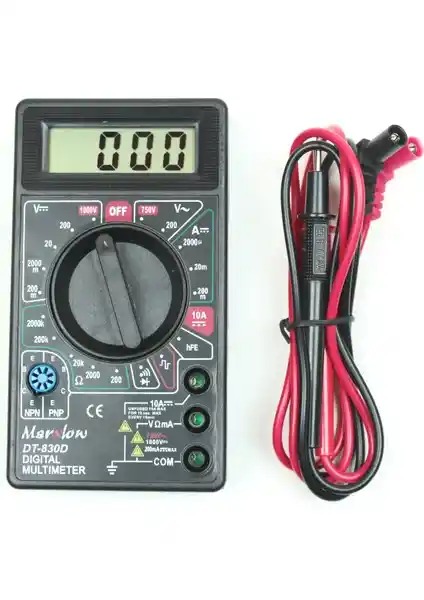 Marxlow DT-830D Dijital Multimetre: Çok Fonksiyonlu Elektronik Ölçüm Cihazı