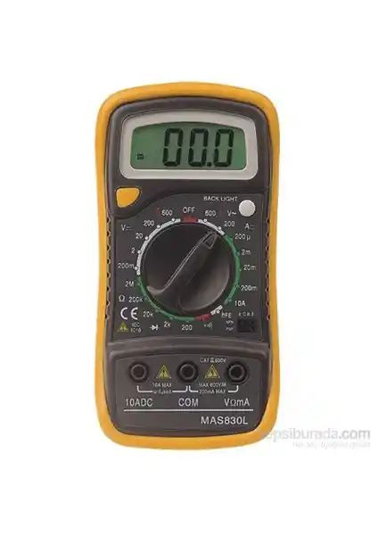 Mastech 830 L Multimetre: Güçlü, Kullanışlı ve Çok Fonksiyonlu Elektrik Ölçüm Cihazı