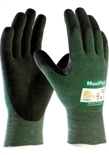 MaxiFlex Cut 34-8743 Kesilmeye Dayanıklı Eldiven Endüstriyel Güvenlik ve Konfor İçin