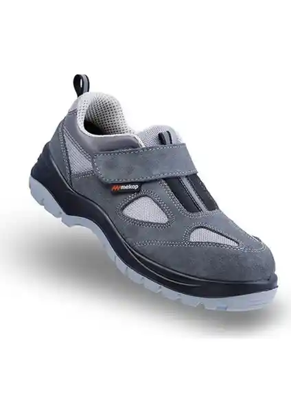 Mekap Policap 157 01 Gri Süet Çelik Burunlu İş Ayakkabısı Güvenlik ve Konfor Bir Arada