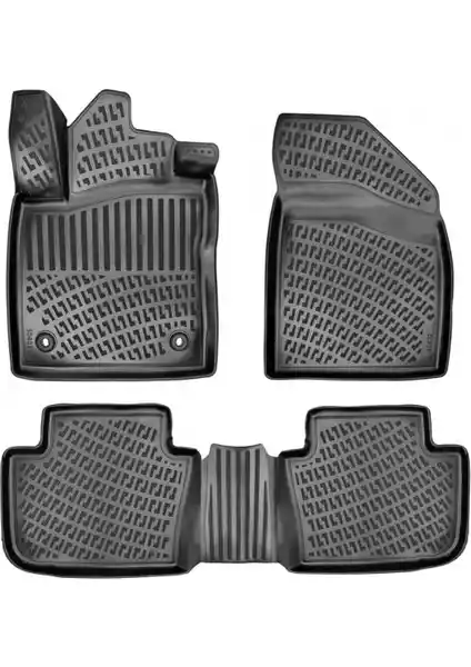 MG MG4 2022+ İçin Rizline 3D Havuzlu Paspaslar Modern ve Koruyucu Araç İç Aksesuarı