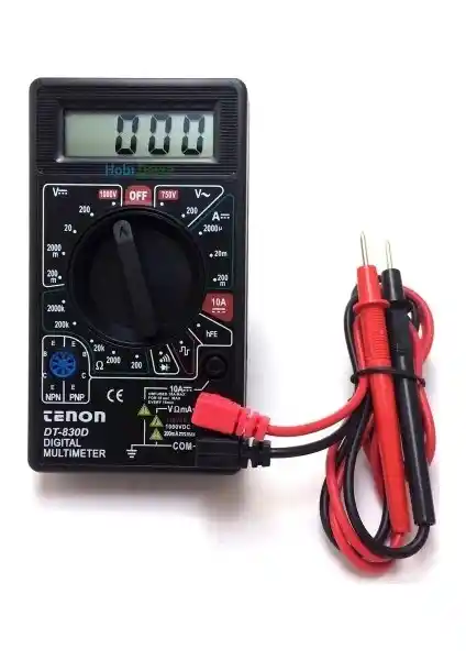 Modül DT-830D Dijital Multimetre: Çok Yönlü Elektronik ve Elektrik Ölçüm Aracı