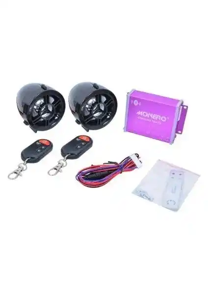 Monero Motosiklet Alarm Seti Güvenlik ve Kullanım Kolaylığı Sunan Modern Çözüm