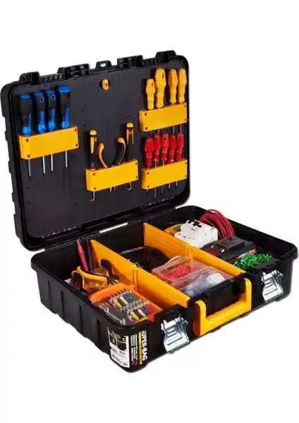 Morponi ASR-4025 Profesyonel Metal Kilitli Takım Çantası Güçlü ve Çok Bölmeli Tasarım