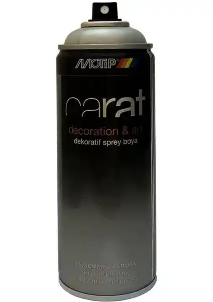 Motip Carat Metalik Gümüş Gri Sprey Jant Boyası Dayanıklılık ve Estetik İçin Uygun