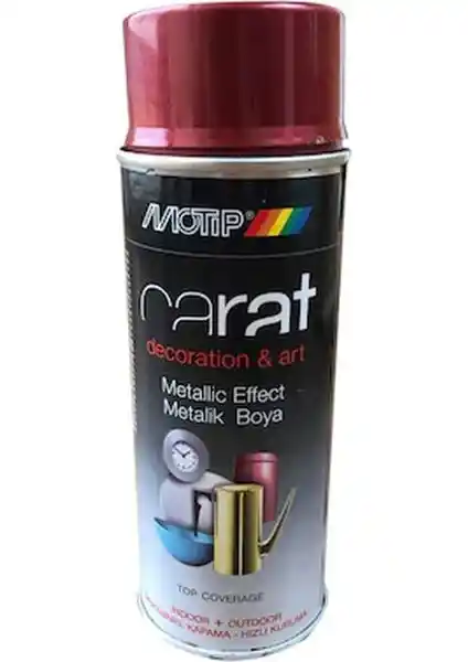 Motip Carat Parlak Metalik Kırmızı Boya: Dayanıklı ve Çekici Otomotiv ve Dekoratif Uygulamalar