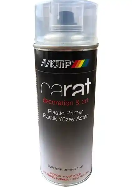 Motip Plastik Yüzey Astarı 400 ml: Yüksek Performanslı Hızlı Kuruyan Sprey Astarlık Ürün