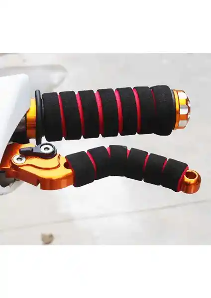 Moto Çarşım Universal Elcik Sünger Takımı Kırmızı - Motosiklet Konfor ve Estetik Aksesuarı