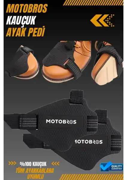 Motobros Motosiklet Ayakkabı Koruyucu Kauçuk: Dayanıklı ve Esnek Güvenlik Çözümü