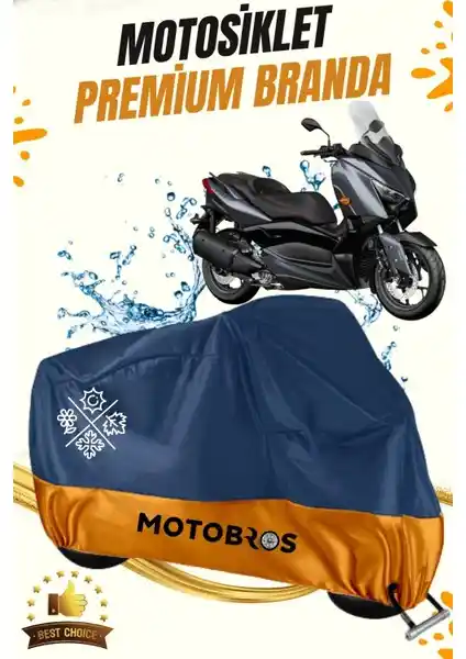 Motobros Yamaha Xmax 250 Lüx Premium Motosiklet Brandası Günlük Kullanım İçin Koruma