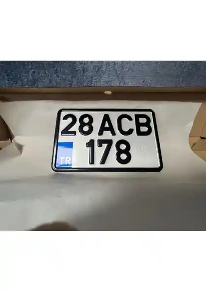 Motosikletler İçin Özel Plaka Baskı Motor Uygulaması Beşiktaş'ta Sınırlı Sayıda Üretiliyor