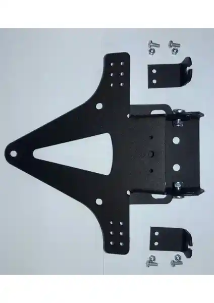 Motospartan Siyah Katlanır Motosiklet Plakalığı: Estetik ve Fonksiyonellik için İdeal