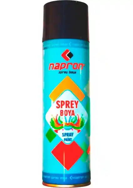 Napron Sprey Boya Siyah 200ML: Pratik ve Dayanıklı Boyama Çözümü