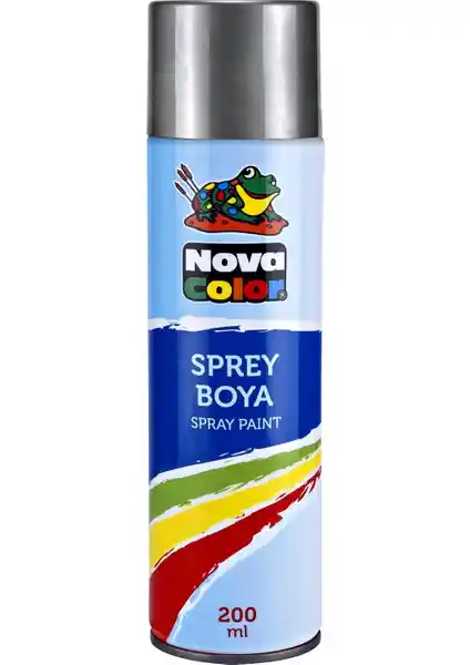 Nova Color Sprey Boya 200ML Güçlü Renk ve Çok Yüzeyli Kullanım İmkanıyla Öne Çıkar