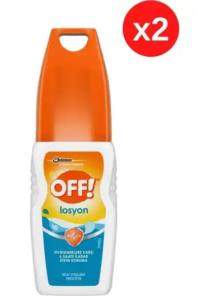 Off Off! Sinekkovar Losyon 100 ml x2 ile etkili sinek ve haşere koruması