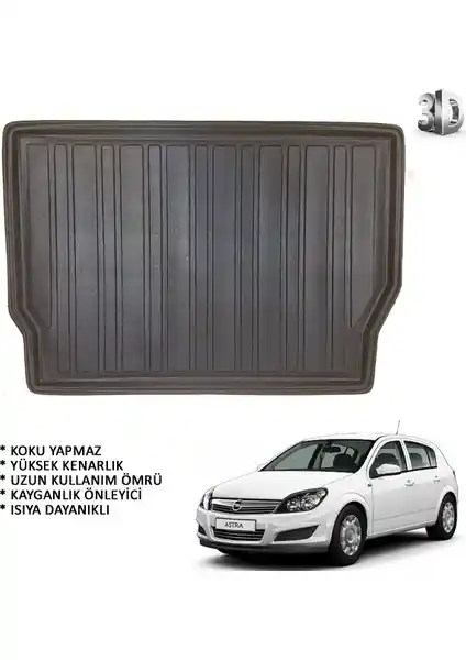 Opel Astra H HB 3D Bagaj Havuzu: Dayanıklı ve Estetik Koruma Çözümü
