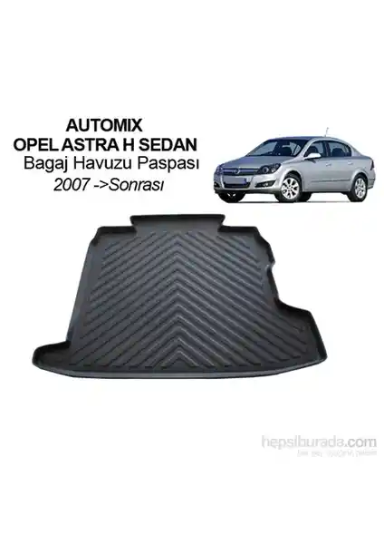 Opel Astra H Sedan 2007-2011 İçin Dayanıklı ve Estetik Bagaj Havuzu Ürünü