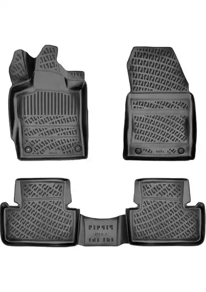 Opel Astra L 2022 Sonrası İçin Uzun Ömürlü 3D Havuzlu Siyah Bagaj Paspası