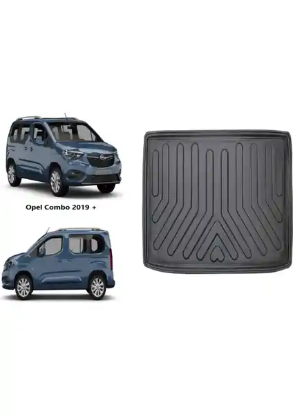 Opel Combo 2023 İçin Özel Tasarım 3D Bagaj Havuzu Koruma ve Düzenleme Çözümü