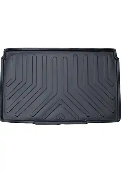 Opel Corsa F 2020+ İçin Dayanıklı ve Estetik 3D Bagaj Havuzu Siyah