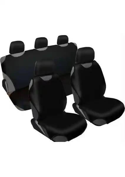 Oto Kılıfcı Atlet Kılıf Seti Siyah Spor Tasarımı ve Kolay Montaj Özellikleri