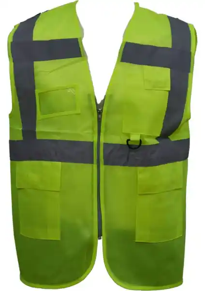 Palmiye Reflektörlü Mühendis Yeleği: Güvenlik ve Fonksiyonelliğin Birleşimi