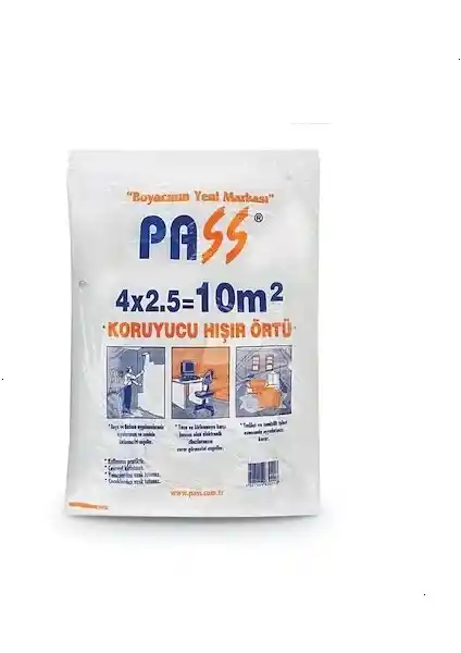 Pass Naylon (Hışır) Koruma Örtüsü: İnşaat ve Tadilat İşleri İçin Güvenilir Koruma Malzemesi