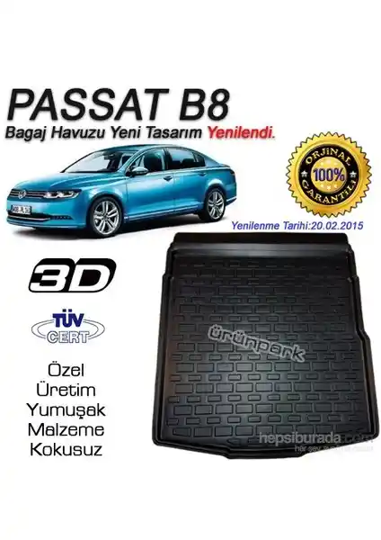 Passat B8 İçin Dayanıklı ve Estetik Bagaj Havuzu ve Paspası Ürün İncelemesi