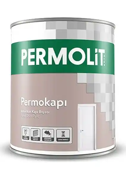 Permolit Beyaz Sentetik Amerikan Panel Kapı Boyası Yüksek Dayanıklılık ve Estetik Sağlar