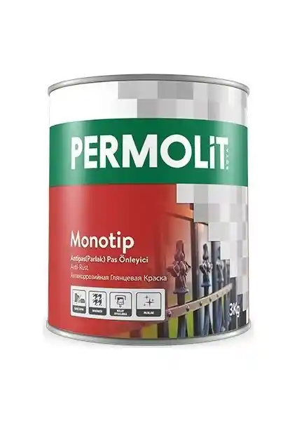 Permolit Monotip Antipas Parlak Metal Boyası: Dayanıklı ve Estetik Metal Kaplama Çözümü