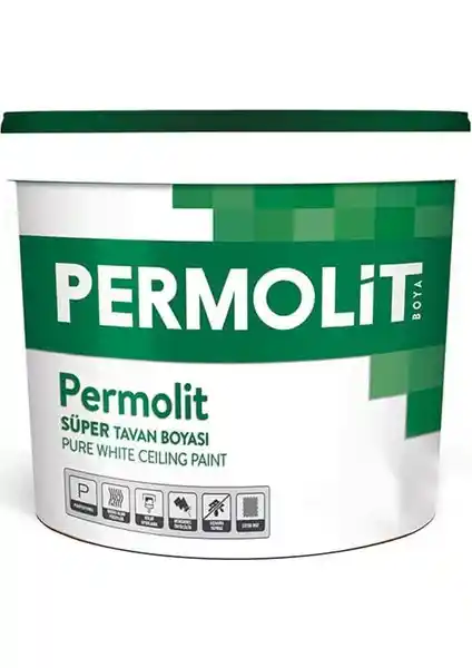 Permolit Süper Tavan Boyası 1 kg: Yüksek Performanslı ve Estetik İç Mekan Çözümü