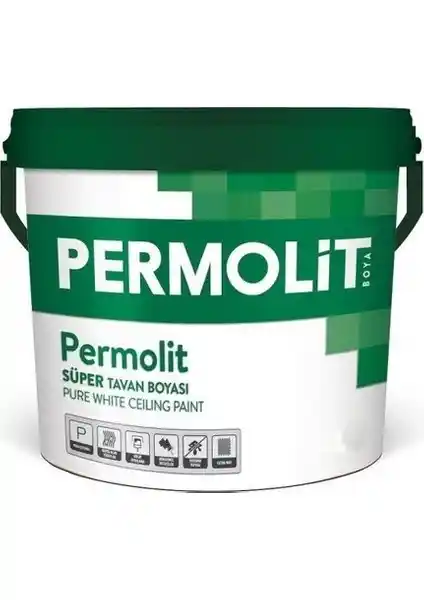 Permolit Tavan Boyası 3,5 kg: Yüksek Kalite ve Estetik İç Mekan Boyası Özellikleri